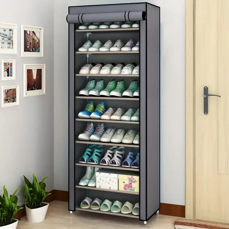 Zapatero Organizador de 9 Niveles con Forro: Orden y Elegancia para tus Zapatos-Importado 🇺🇸