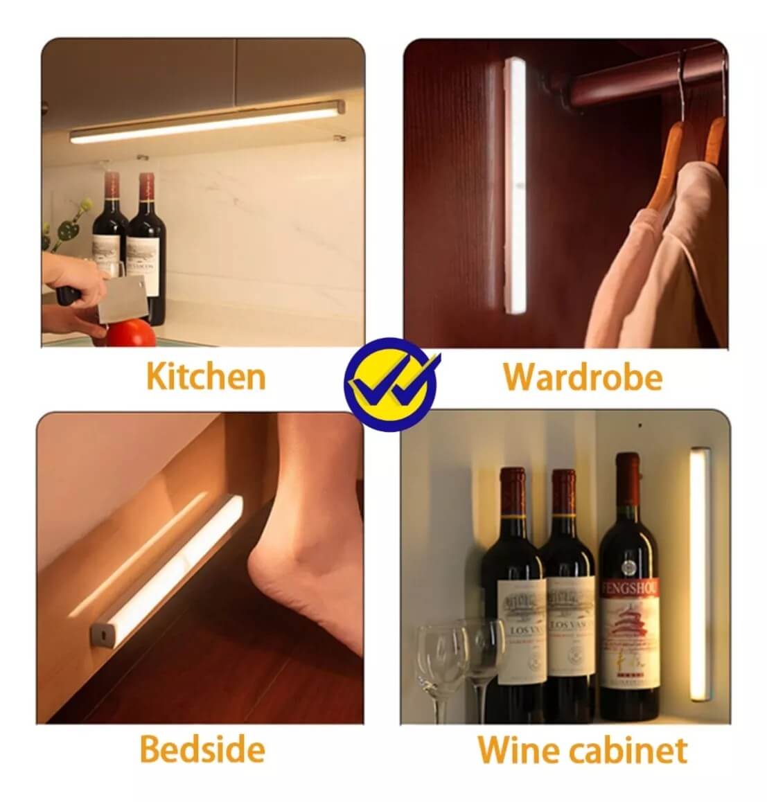 SmartSense™ - Barra de Luz LED con Sensor de Movimiento - Importado 🇺🇸 30 CM