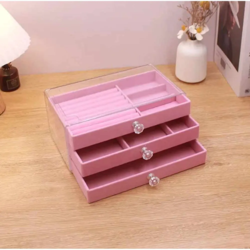 💎 Joyero Premium en Terciopelo – Caja Organizadora ✨