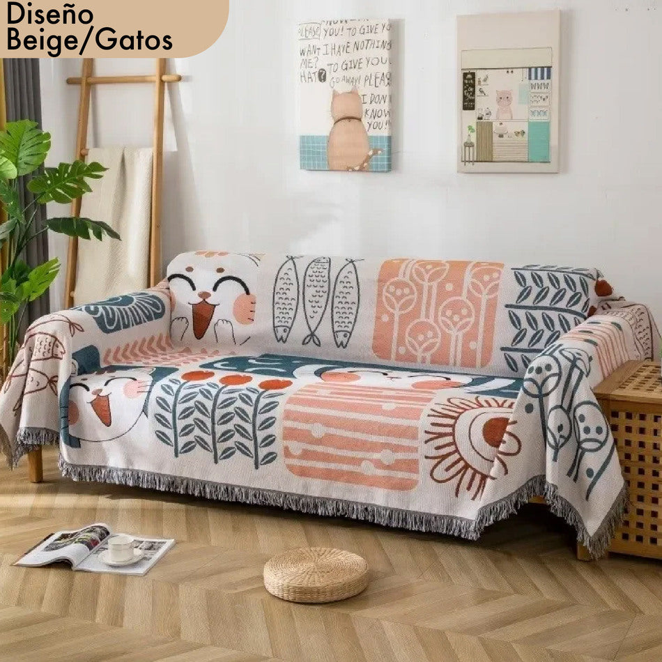 Cobertor Protector para Sofá Artesanal – Importado 🇺🇸