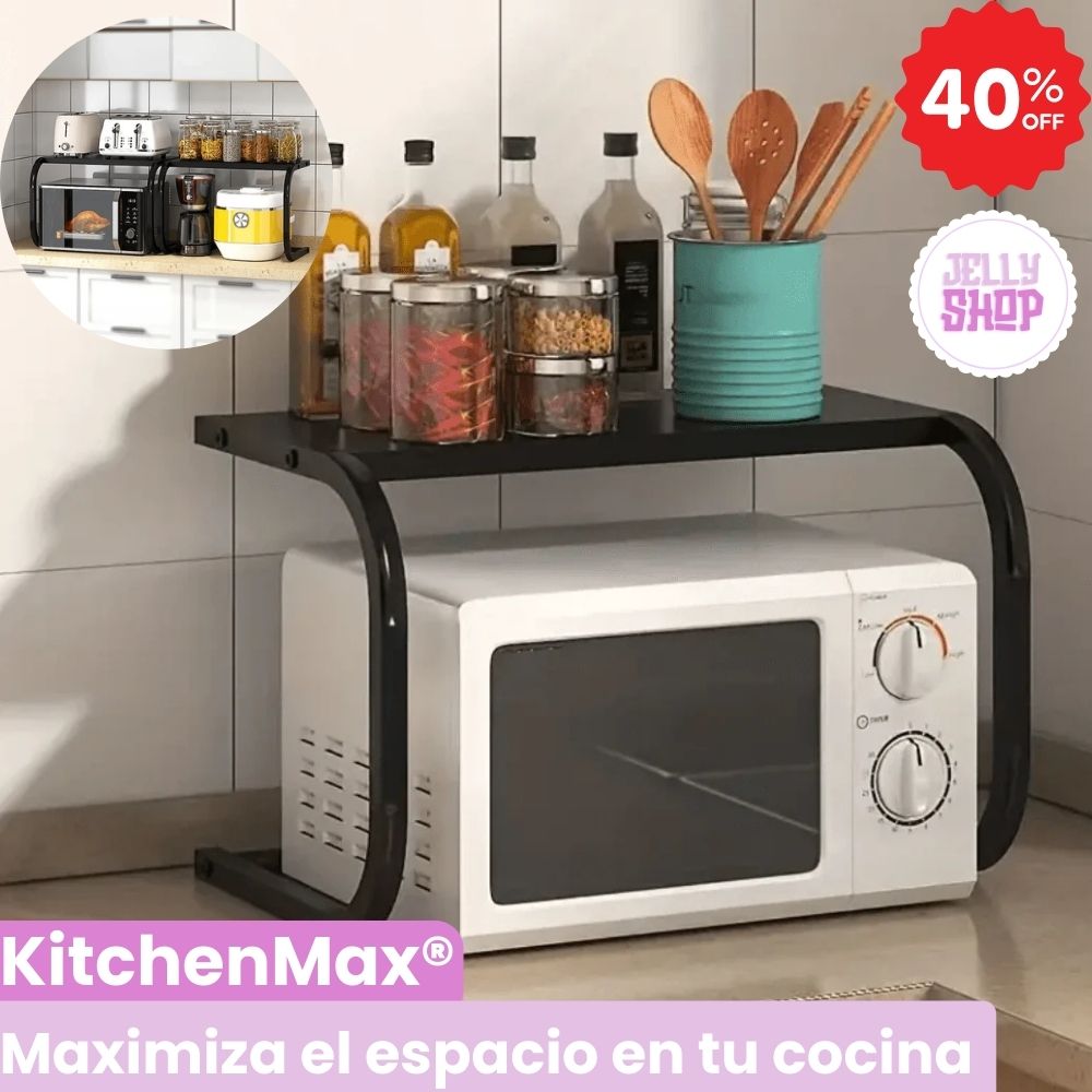 KitchenMax® – El Estante de Acero Inoxidable que Transforma tu Cocina al Instante 🇺🇸