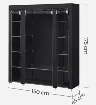 Armario Armable 3 cuerpos con Forro: Mantén tu ropa organizada de forma práctica y elegante - Importado 🇺🇸