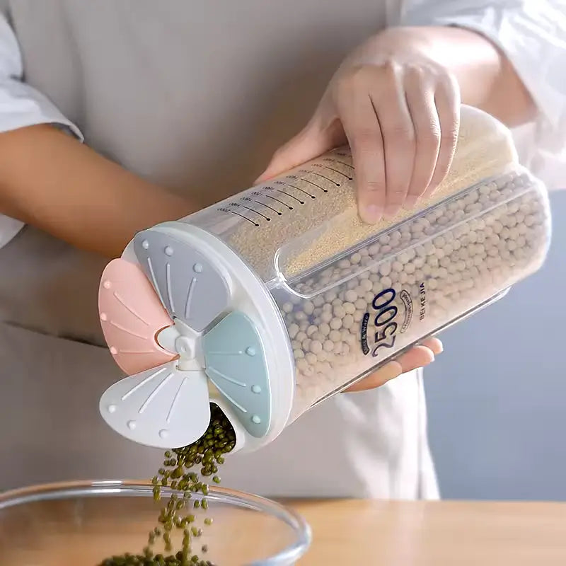4 en 1 TARROS COCINA QuadSeal® Contenedor de alimentos Libre de BPA🍃 - Importado 🇺🇸
