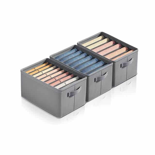 💃👗👖SET X3 Organizadores Plegables Ahorra Espacio con Separadores - Importado de USA 🇺🇸