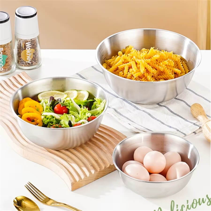 Pack x4 Tazones de Acero Inoxidable Premium - Importados 🇺🇸