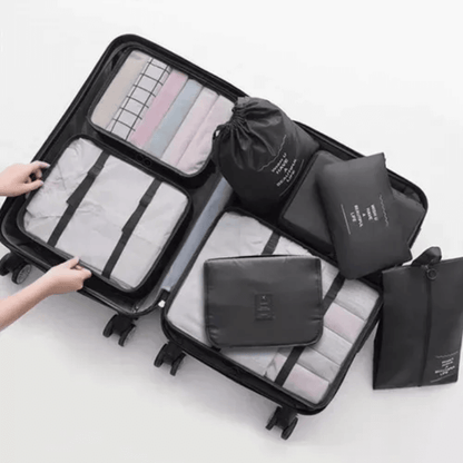 KIT X8 ORGANIZADORES DE VIAJE - Importados 🇺🇸