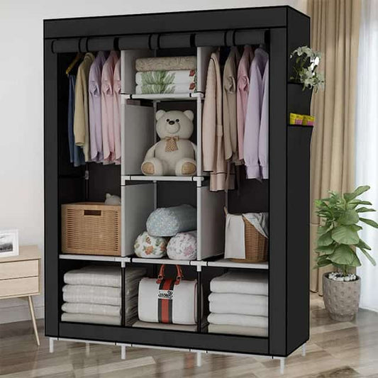Armario Armable 3 cuerpos con Forro: Mantén tu ropa organizada de forma práctica y elegante - Importado 🇺🇸