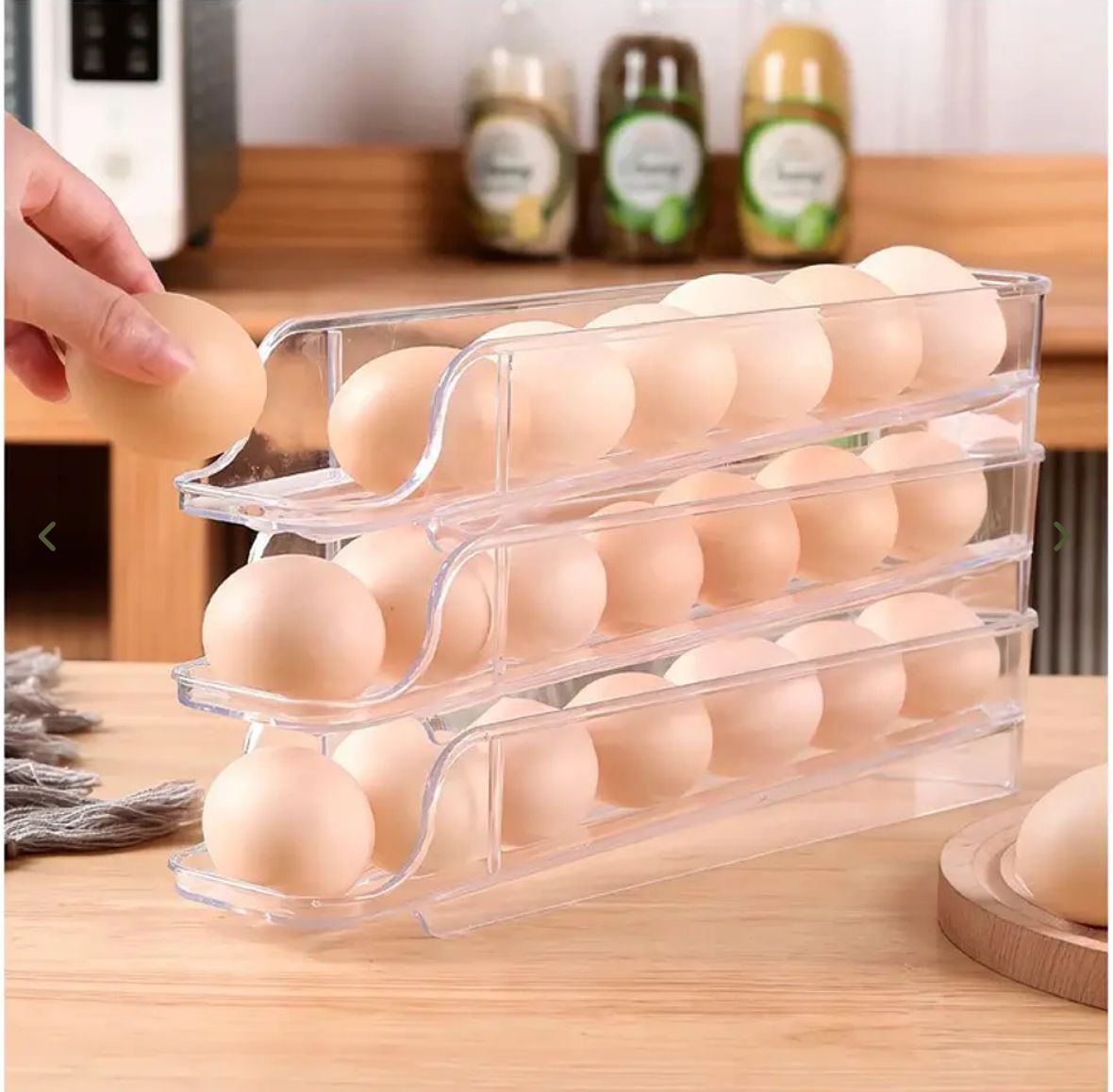Organizador dispensador automático de huevos🥚