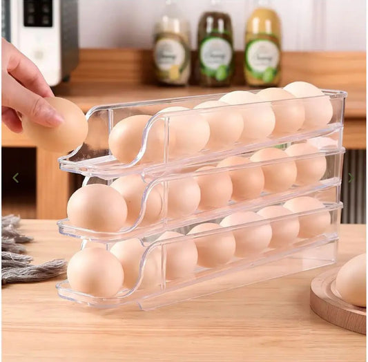 Organizador dispensador automático de huevos🥚