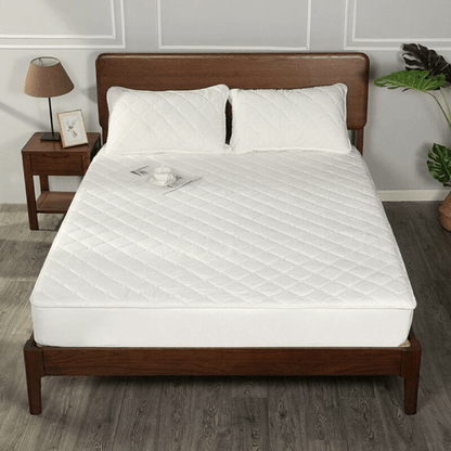 PROTECTOR CUBRECOLCHÓN AFELPADO PREMIUM💎✨+ 2 FUNDAS DE ALMOHADA GRATIS