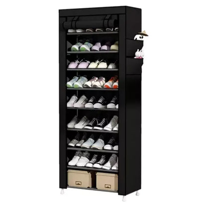 Zapatero Organizador de 9 Niveles con Forro: Orden y Elegancia para tus Zapatos-Importado 🇺🇸