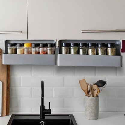 Organizador de Especias Moderno y Expandible 🇺🇸 Importado de USA + 6 Frascos 🎁