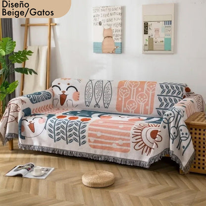 Cobertor Protector para Sofá Artesanal – Importado 🇺🇸