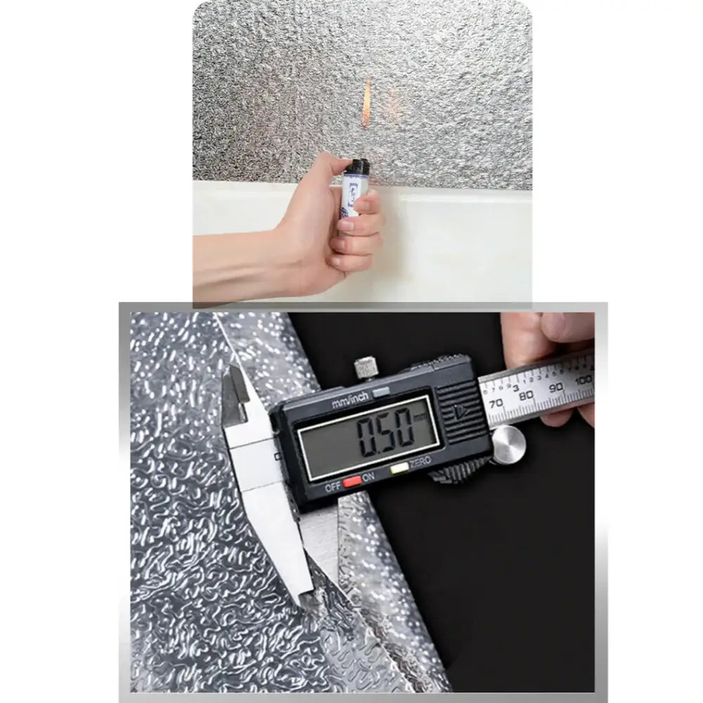 ✨OFERTA 2X1 PAPEL TAPIZ PLATEADO ADHESIVO IMPERMEABLE (ROLLO DE 5M X 60cm)