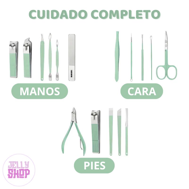 NailFix® - Kit de Cuidado de uñas PROFESIONAL 16 piezas - Importado 🇺🇸
