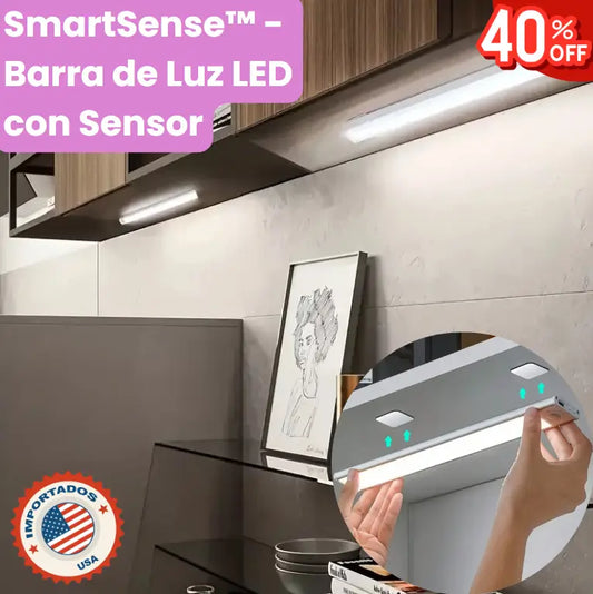 SmartSense™ - Barra de Luz LED con Sensor de Movimiento - Importado 🇺🇸 30 CM