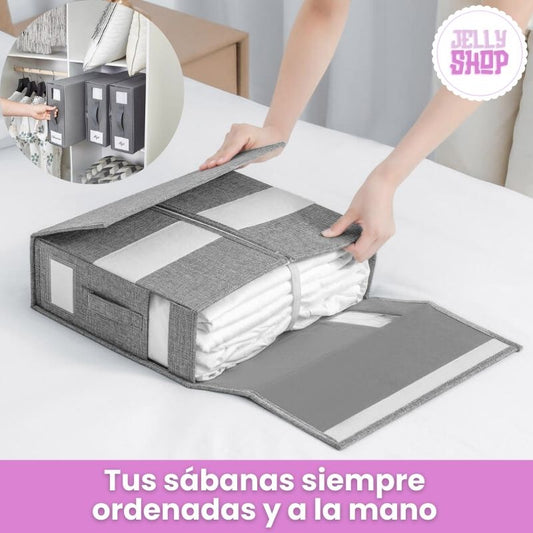 BedClean® Organizador de Sábanas – Mantén todo ordenado y a la mano | Importado 🇺🇸
