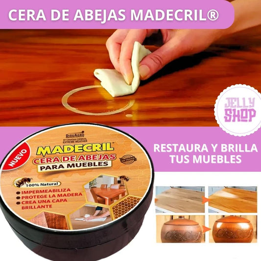 🟡 MADECRIL – CERA DE ABEJAS PARA MADERA 🐝 100% Natural